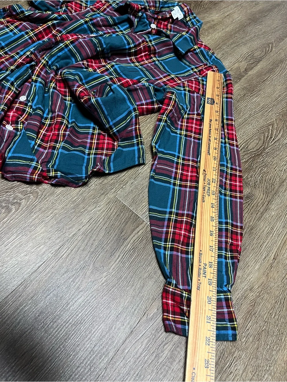 J.Crew women’s size medium flannel Blue & Red Plaid Button-Up Shirt